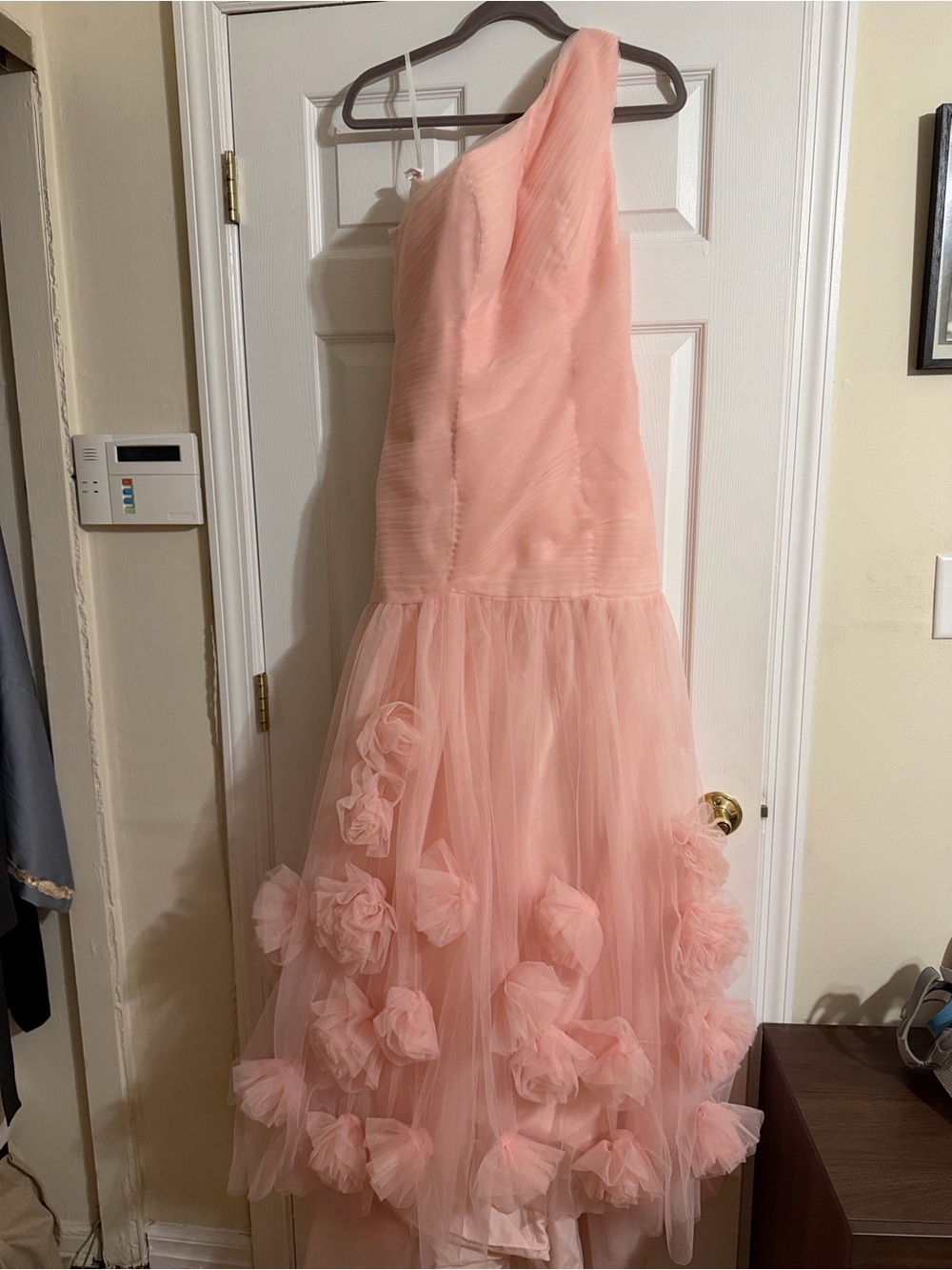Dreamylily tulle 3d flowers gown